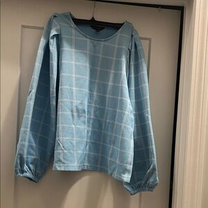Banana Republic Blue Long Sleeve Top